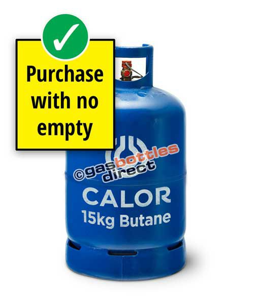 15kg Butane Calor Gas Bottle  - New Full Cylinder